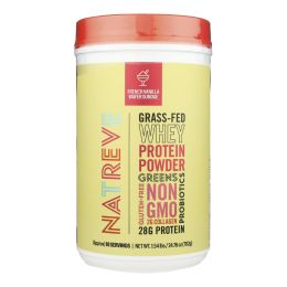 Natreve - Protein Powder Vanilla Sndae Whey - Case of 4-23.8 OZ