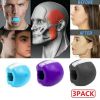 3Pcs Jawline Exerciser Fitness Ball Neck Face Toning Jawzrsize