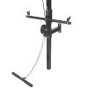 Wall-mounted Power Tower with Weight Plates 88.2 lb