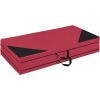 2" Thick Four-Fold Exercise Mat with Carry Strap; Lightweight and Extra Large Size for Tumbling; Martial Arts; Gymnastics; Stretching; Core Workout