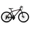 S24102 Elecony Saver100 24 Inch Mountain Bike Boys Girls; Steel Frame; Shimano 21 Speed Mountain Bicycle with Daul Disc Brakes and Front Suspension MT