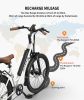 AOSTIRMOTOR 26&quot; Tire 350W Electric Bike 36V 10AH Removable Lithium Battery City Ebike for Adults Girls G350 New Model