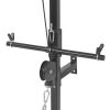 Wall-mounted Power Tower with Weight Plates 88.2 lb