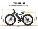 AOSTIRMOTOR 26&quot; 500W Electric Bike Fat Tire P7 36V 12.5AH Removable Lithium Battery for Adults S07-P