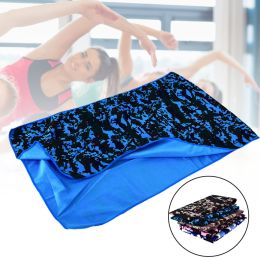 Camouflage Outdoor Sport Yoga Fitness Running Cooling Sweat Absorbent Soft Towel (Color: Sky Blue)