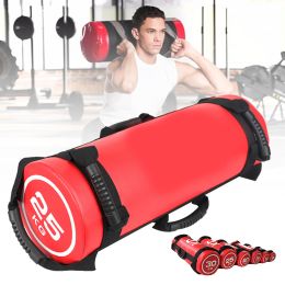 5/10/15/20/25/30kg Filling Weight Strength Training Fitness Exercise Sandbag (Color: Red, size: 25kg)