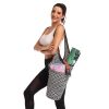 Fashion Casual Yoga Mat Carrier Canvas Fitness Sport Supplies Carry Shoulder Bag