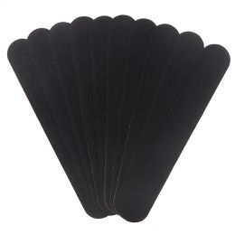 20pcs/Pack Hat Sweat Liner Cloth Skin Friendly Absorbent Sweat Pad Self-Adhesive Sizing Tape Hat Anti-Dirty Pads For Golf Baseball Tennis Cap Black & (Color: BLACK, Applicable People: Outdoor Sport)