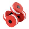 2Pcs Water Aerobic Exercise Foam Dumbbells Pool Resistance Water Fitness Exercises Equipment for Weight Loss