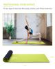 COOLMOON 1/4 Inch Extra Thick Yoga Mat Double-Sided Non Slip,Yoga Mat For Women and Men,Fitness Mats With Carrying Strap,Eco Friendly TPE Yoga Mat , P