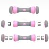 1 pair Ladies Adjustable Dumbbells Fitness Equipment Barbell Tablets Cast Iron Coated Plastic Yoga Dumbbell Plastic Dumbbells 2 Kilos to 4kilos Weight