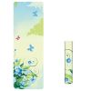 Fashion Printed Suede TPE Anti-slip Gym Fitness Exercise Pilates Yoga Mat Pad