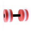 2Pcs Water Aerobic Exercise Foam Dumbbells Pool Resistance Water Fitness Exercises Equipment for Weight Loss