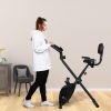 Home Folding Exercise Bike Black