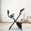 Home Folding Exercise Bike Black