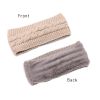 Multicolor Wide Stretch Hairband Woman Ear Warmer Hair Accessories Winter Warmer Knitted Headband