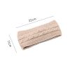 Multicolor Wide Stretch Hairband Woman Ear Warmer Hair Accessories Winter Warmer Knitted Headband