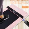 Portable Treadmill Under Desk Walking Pad Flat Slim Treadmill with LED Display &amp; Sport APP; Running Machine for Apartment and Small Space without